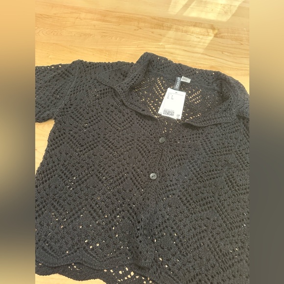 H&M Black Crochet Cardigan - Picture 2 of 4